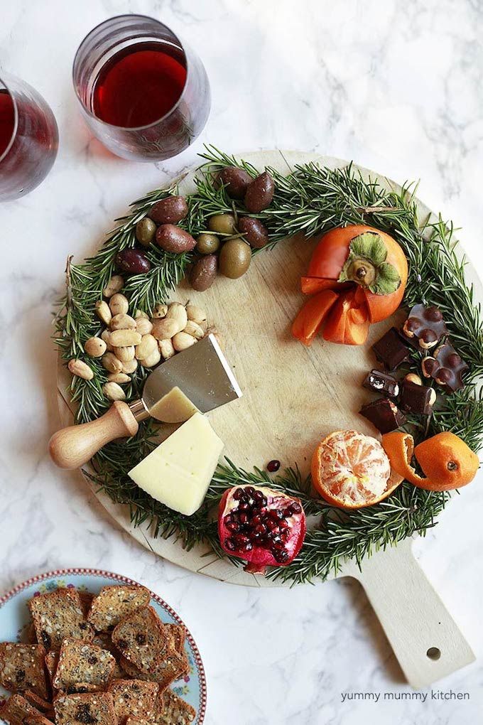 vegetable wreath