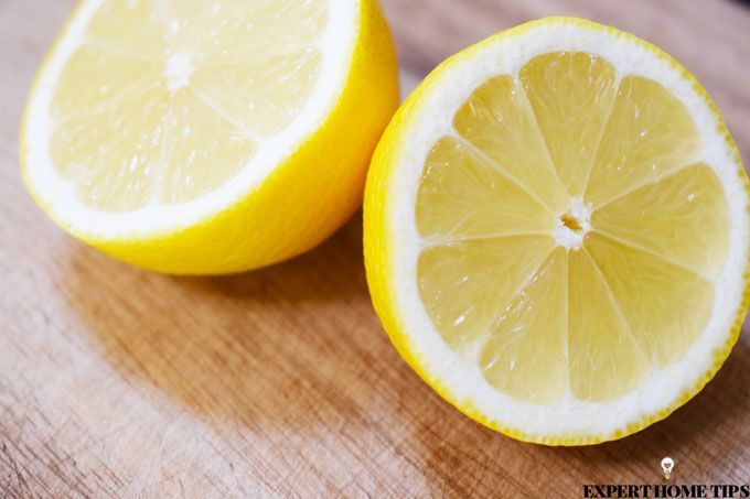 lemon cut halves