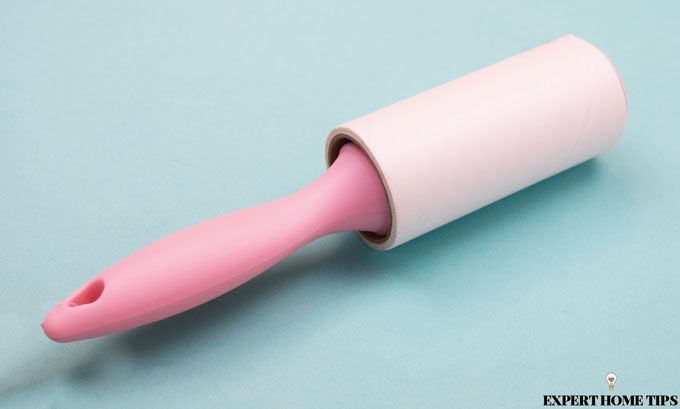 pink lint roller