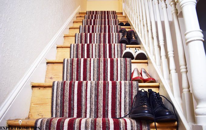 shoes on stairs