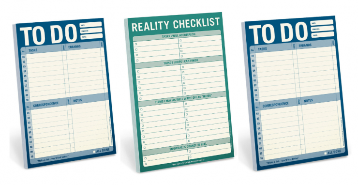 Free Giveaway: Knock Knock Checklist Notepads - Expert Home Tips