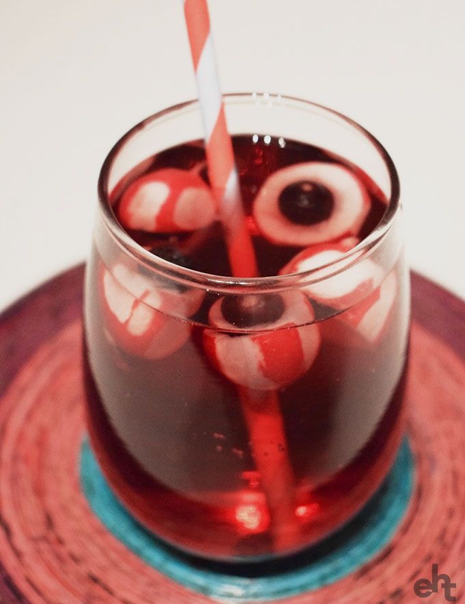 Halloween eyeball punch