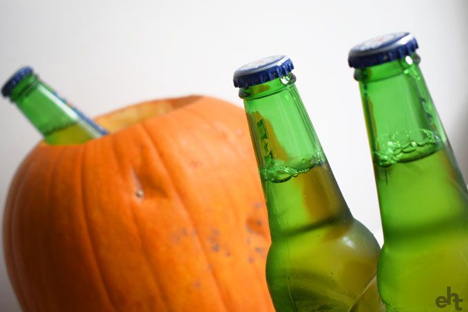 pumpkin ice bucket