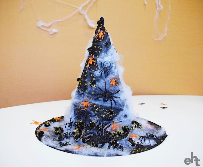 decorated witch hat