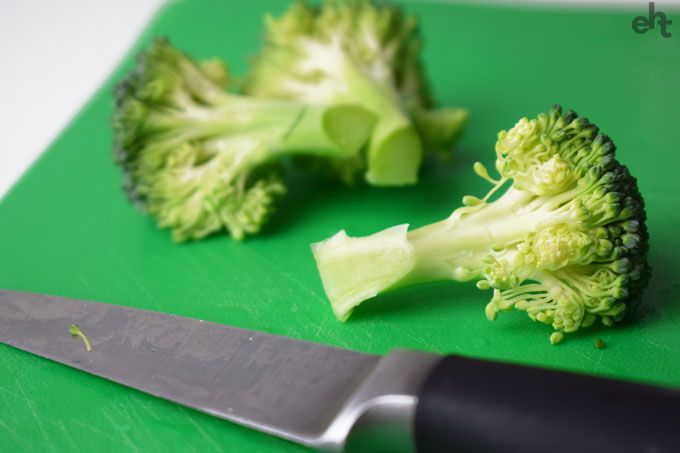 how to cut broccoli for a stir fry