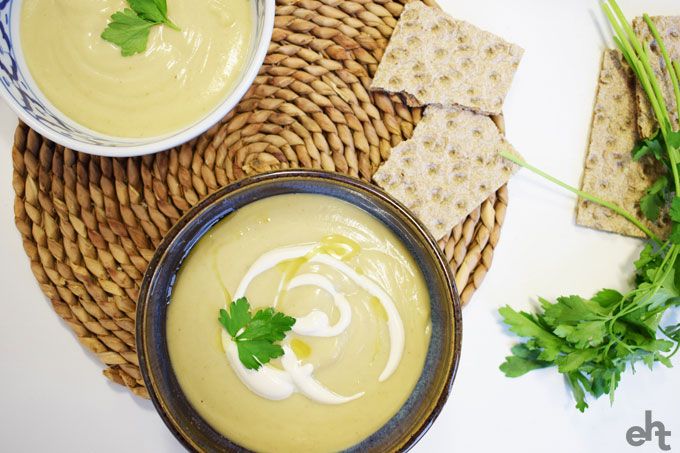 vegan parsnip soup