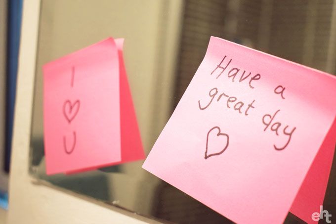 romantic post it notes