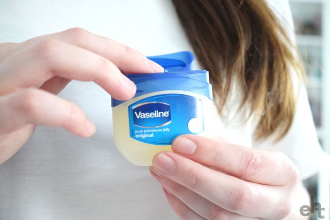 vaseline on hair