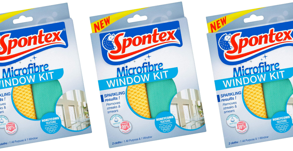 Free Giveaway: Spontex Microfibre Window Kit