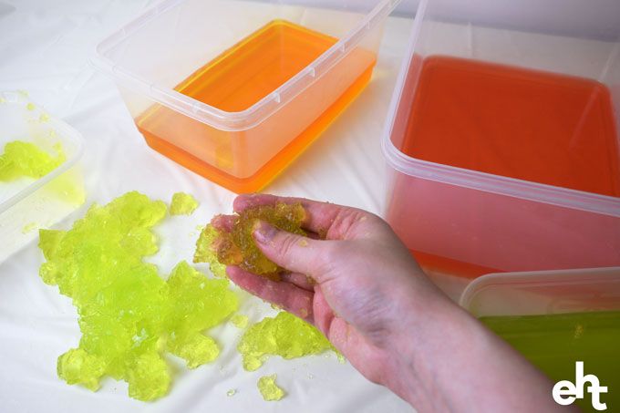 colourful jelly play