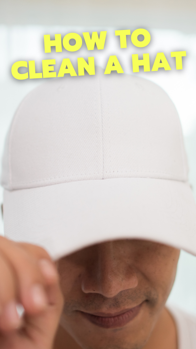 How to get sweat stains out of hats pin